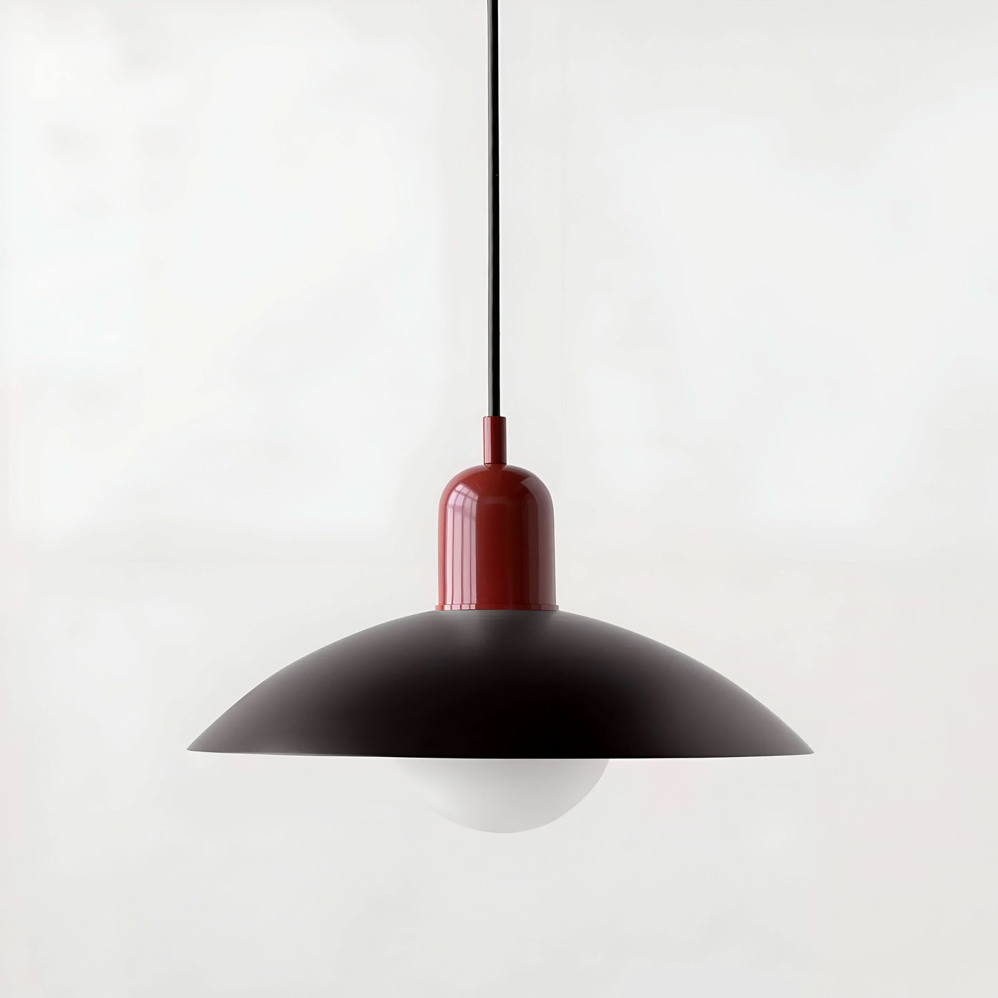 Closora | Modern Macaron Bauhaus Pendant Light – Iron Shade