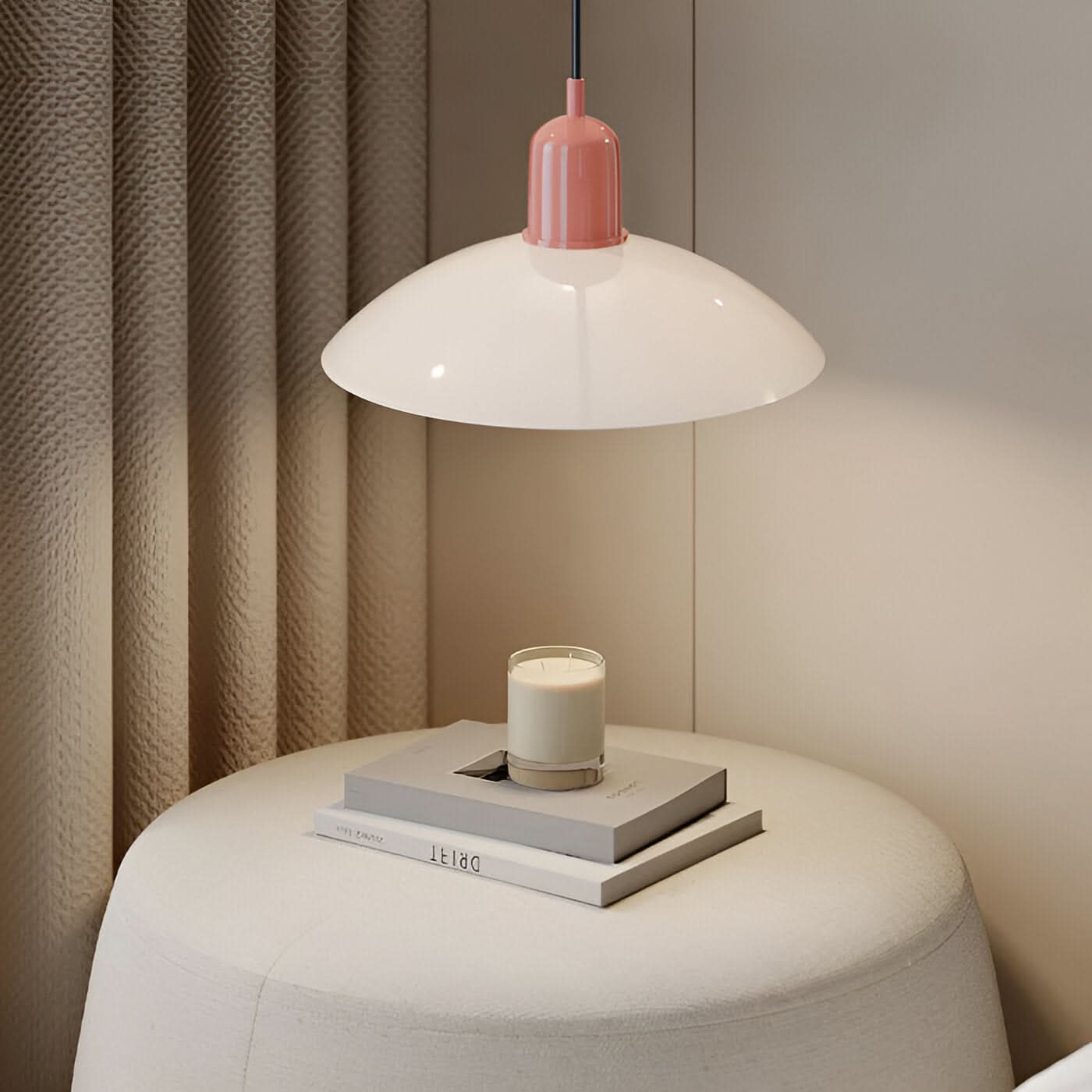 Closora | Modern Macaron Bauhaus Pendant Light – Iron Shade