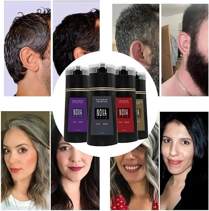 Closora | NovaHair Instant Dye Shampoo – Quick color refresh for your hair