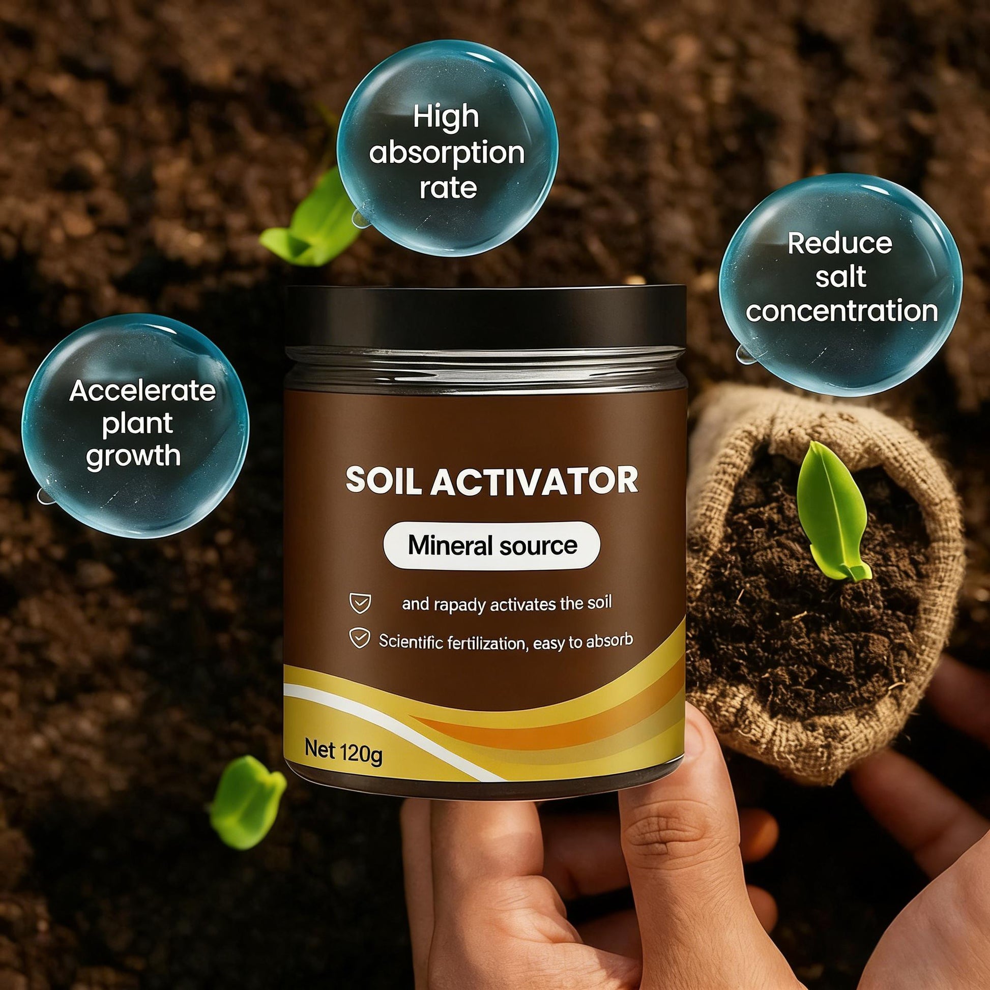 Closora | Organic Soil Activator for Robust Plant Growth