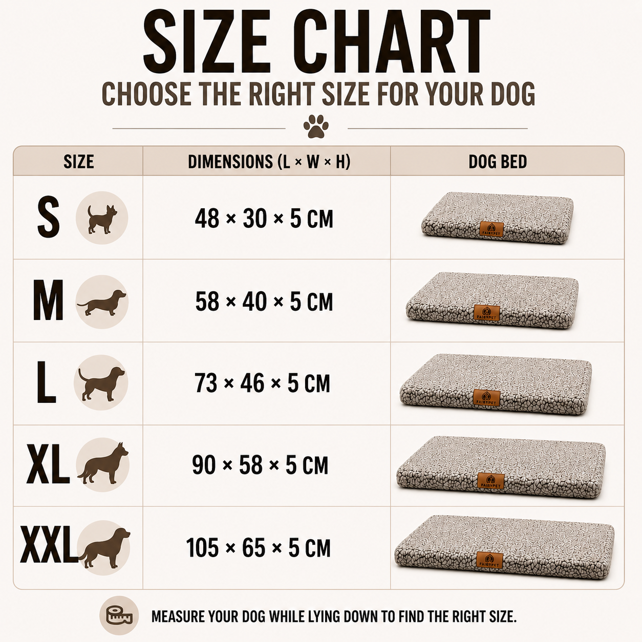 Closora | Pawventure Flat Orthopedic Foam Dog Mat