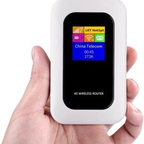 Closora | Portable 5G Wi-Fi Router | Secure, High-Speed Connection for Travel & Home Use