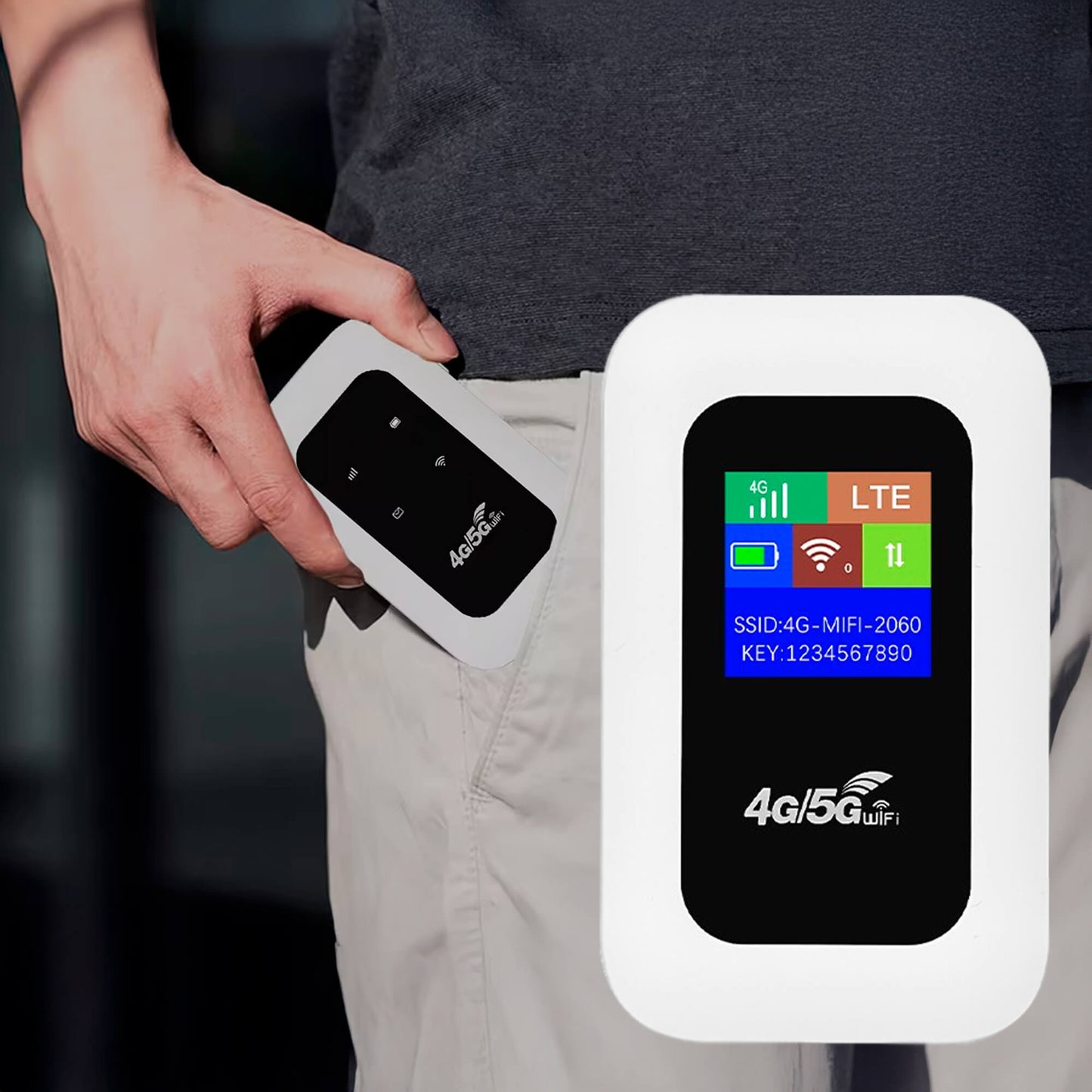 Closora | Portable 5G Wi-Fi Router | Secure, High-Speed Connection for Travel & Home Use