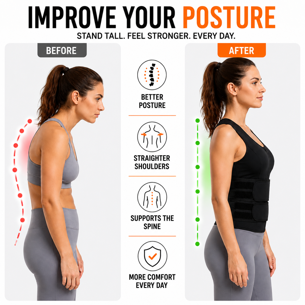Closora | PostuFlexor Adjustable Clavicle Posture Brace