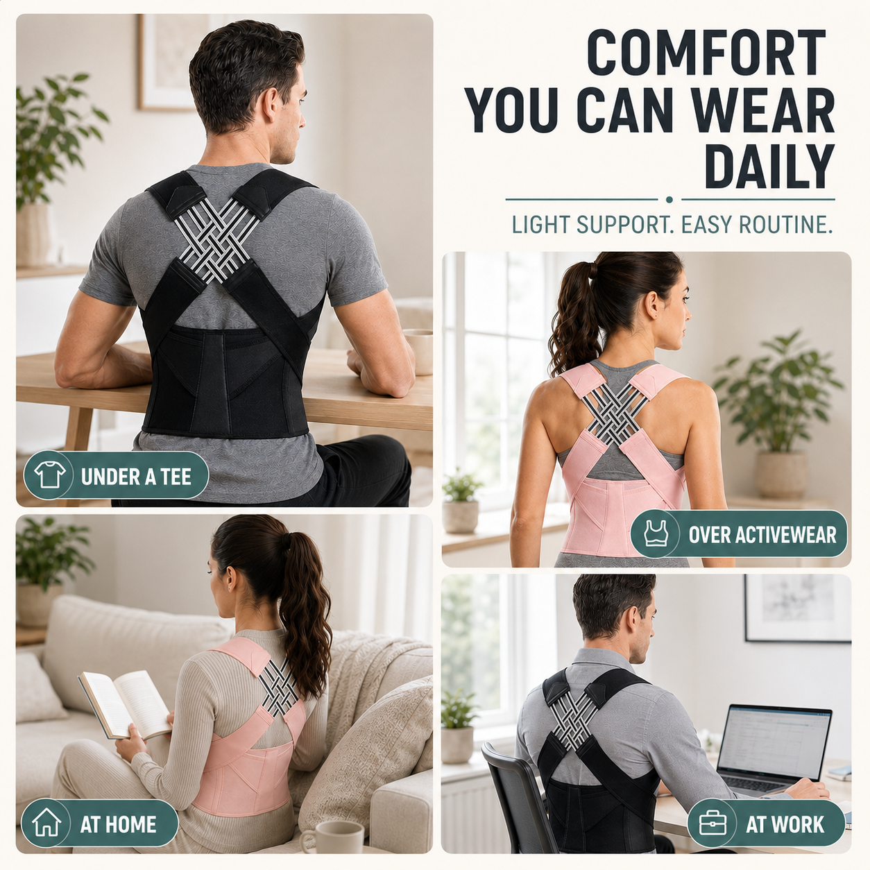 Closora | Postuvera Adjustable Posture Support Brace