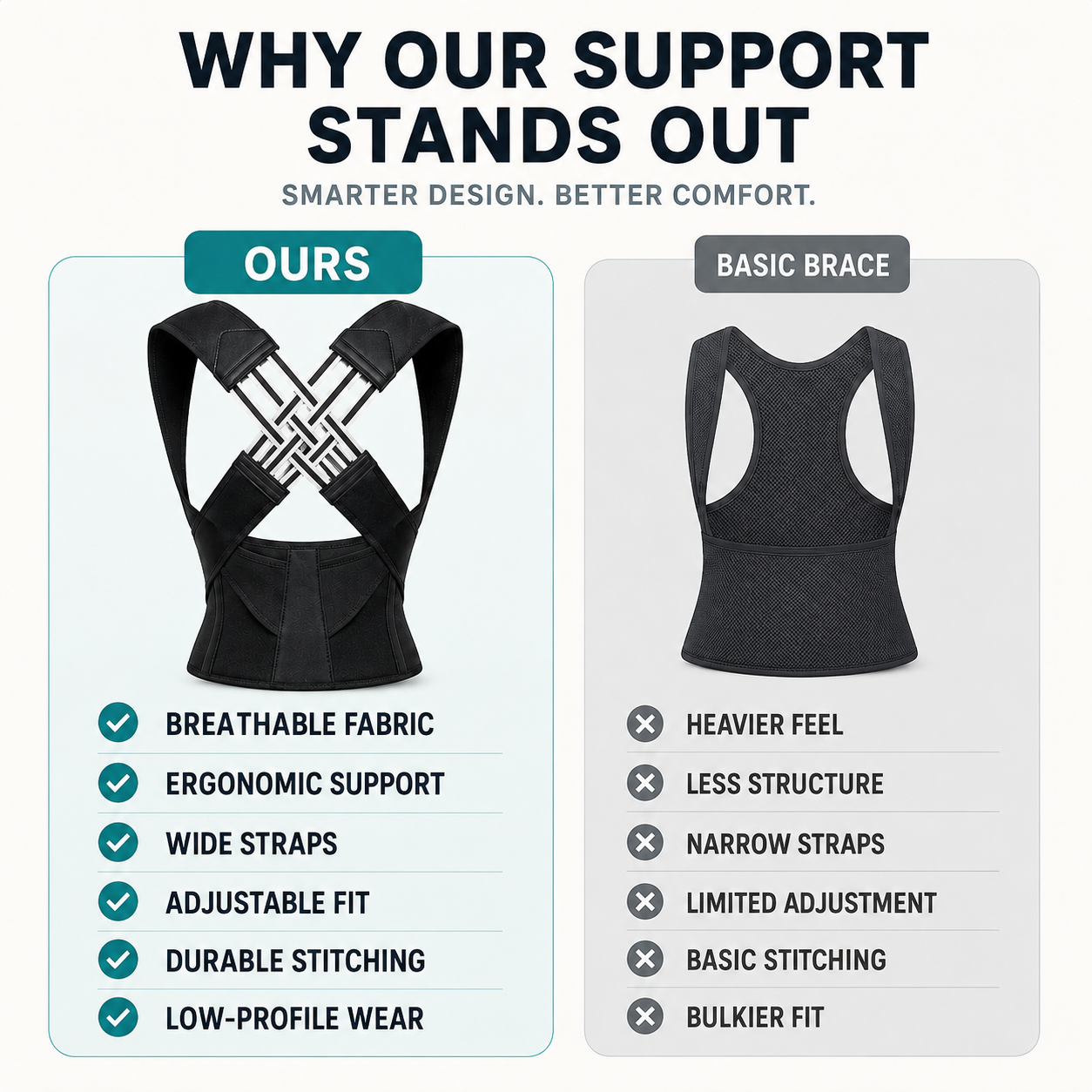 Closora | Postuvera Adjustable Posture Support Brace