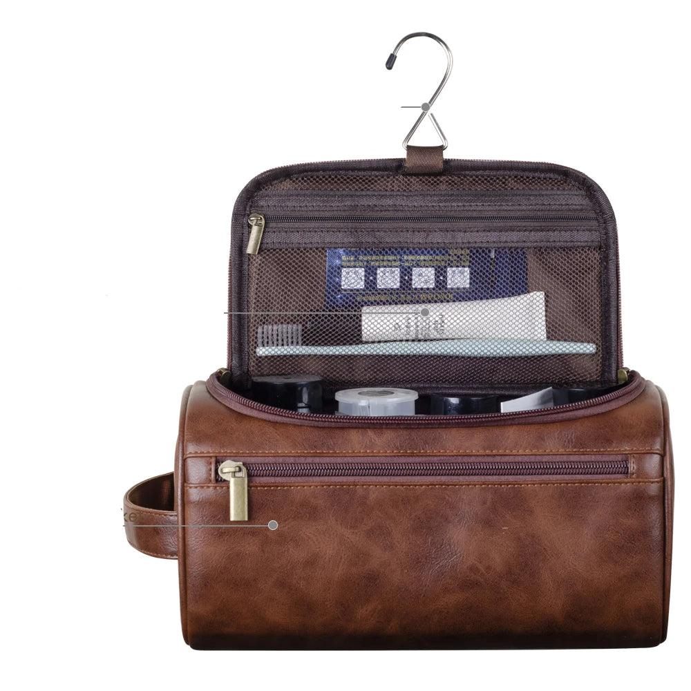 Closora - Premium Leather Toiletry Bag for Travelers