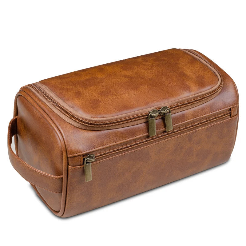 Closora - Premium Leather Toiletry Bag for Travelers