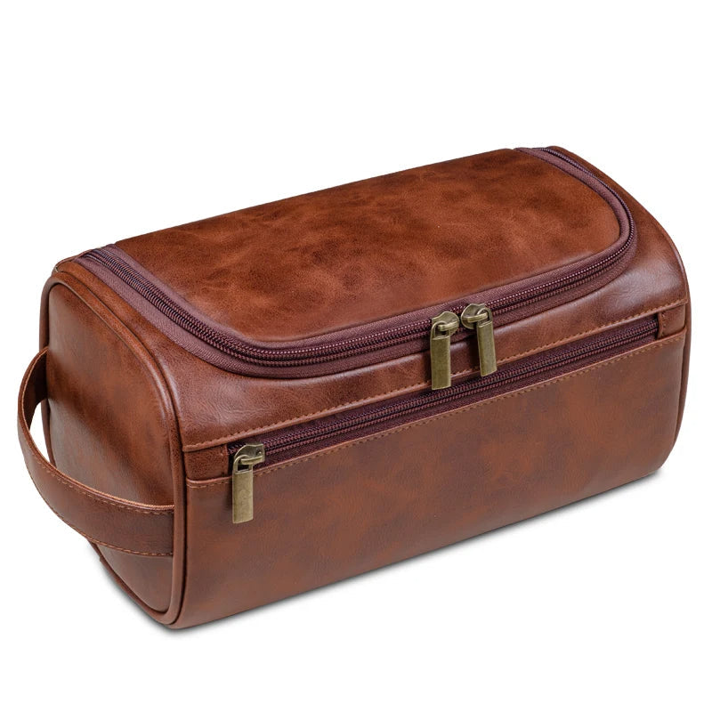 Closora - Premium Leather Toiletry Bag for Travelers
