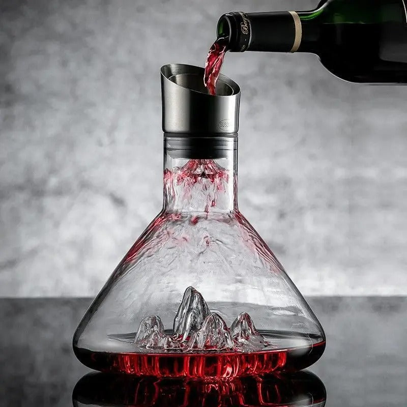 Closora | Premium Wine Decanter | Lead-Free Crystal with Quick Aeration & Filtration for Enhanced Flavor Experience