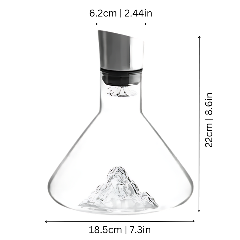 Closora | Premium Wine Decanter | Lead-Free Crystal with Quick Aeration & Filtration for Enhanced Flavor Experience
