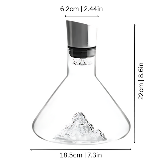 Closora | Premium Wine Decanter | Lead-Free Crystal with Quick Aeration & Filtration for Enhanced Flavor Experience