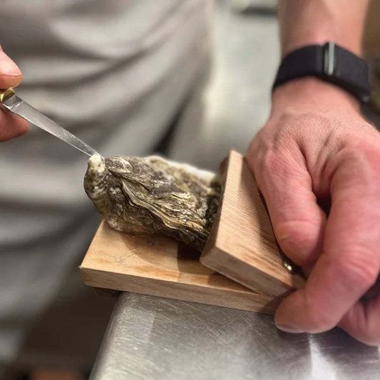 Closora | Premium Wood Handle Oyster Shell Opener Clamp