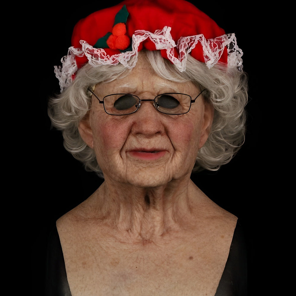 Closora | Realistic Old Man Mask – Halloween and Cosplay Latex Mask with Movable Mouth