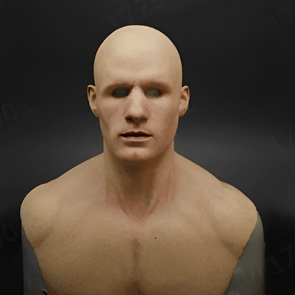 Closora | Realistic Old Man Mask – Halloween and Cosplay Latex Mask with Movable Mouth