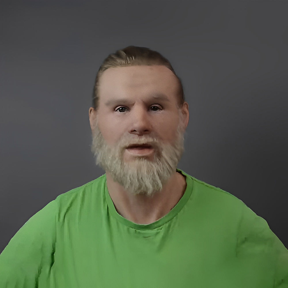 Closora | Realistic Old Man Mask – Halloween and Cosplay Latex Mask with Movable Mouth