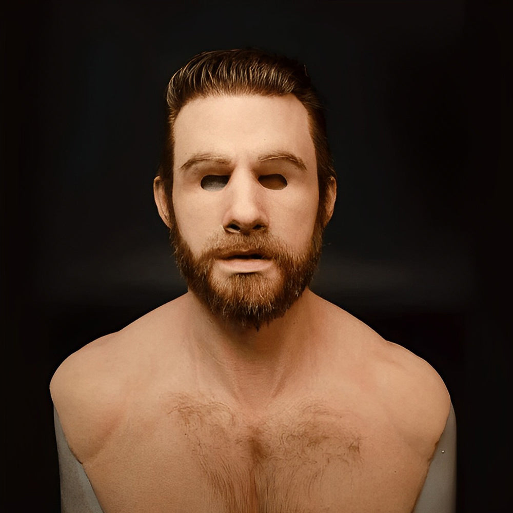 Closora | Realistic Old Man Mask – Halloween and Cosplay Latex Mask with Movable Mouth