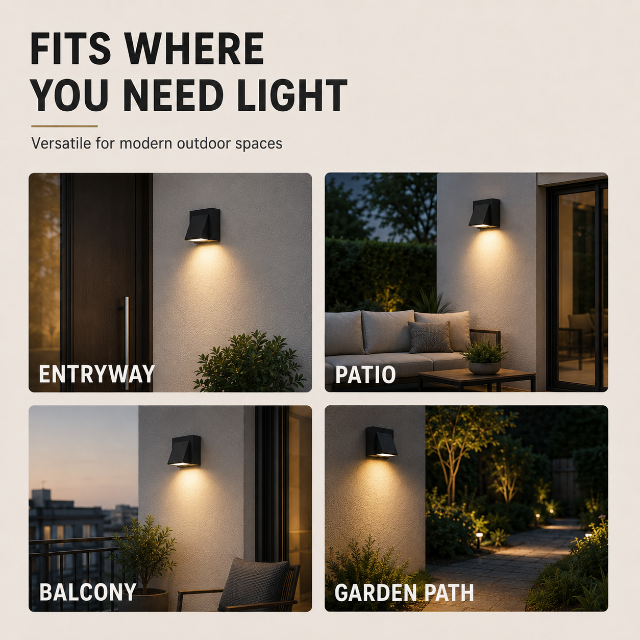 Closora | Sconcera IP65-Rated Outdoor Wall Sconce