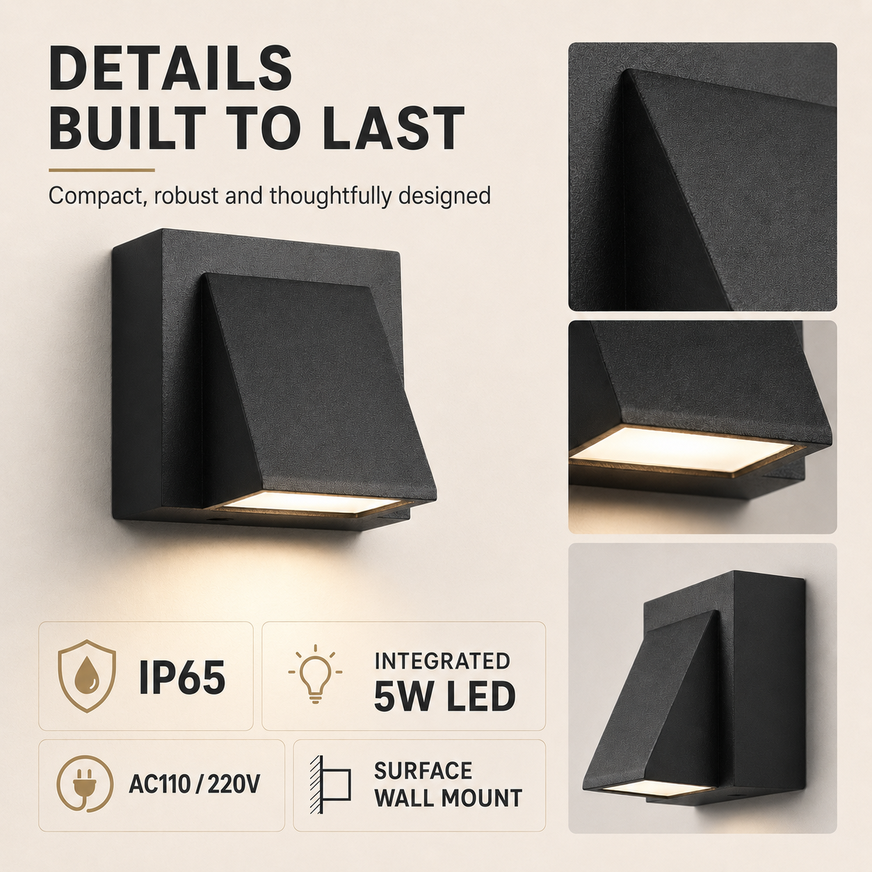 Closora | Sconcera IP65-Rated Outdoor Wall Sconce