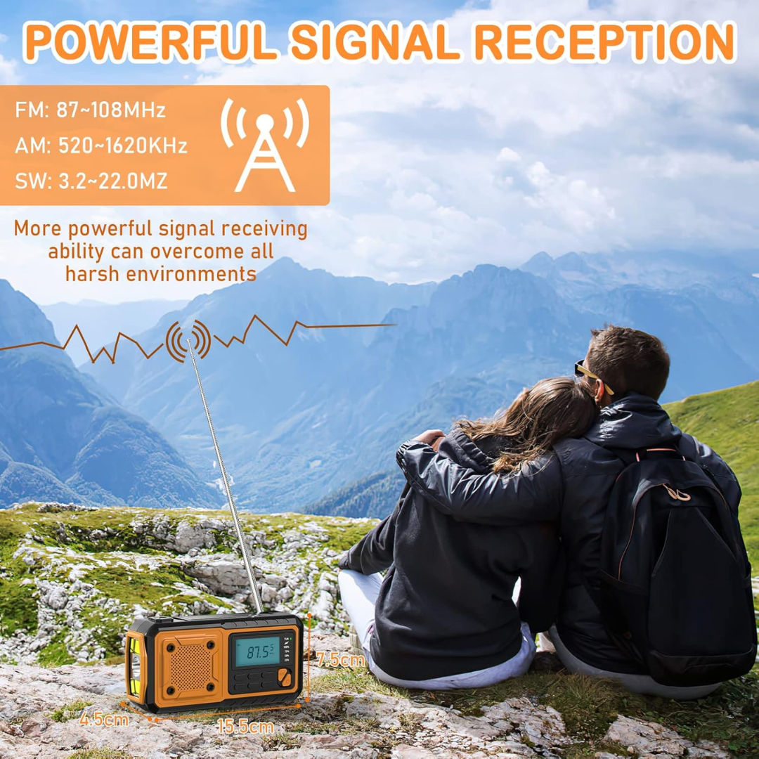 Closora | Solavox Portable Emergency Crank Radio