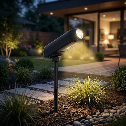 Closora | Solendra Adjustable Solar-Powered Outdoor Spotlight