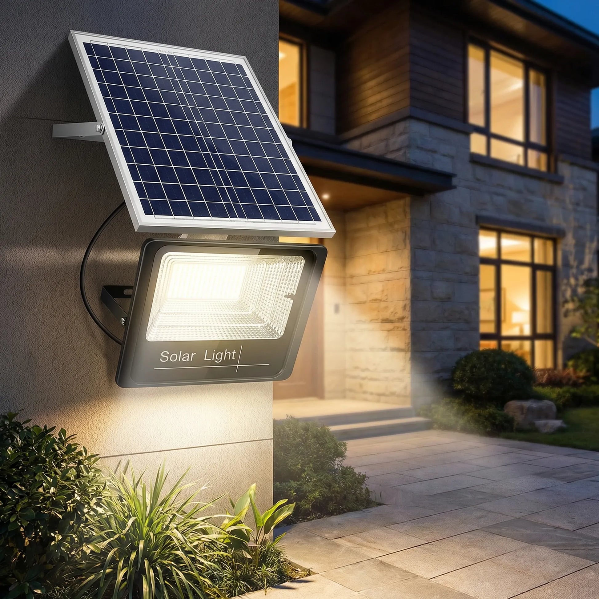 Closora | Soluxe Solar-Powered Outdoor Flood Light With Remote