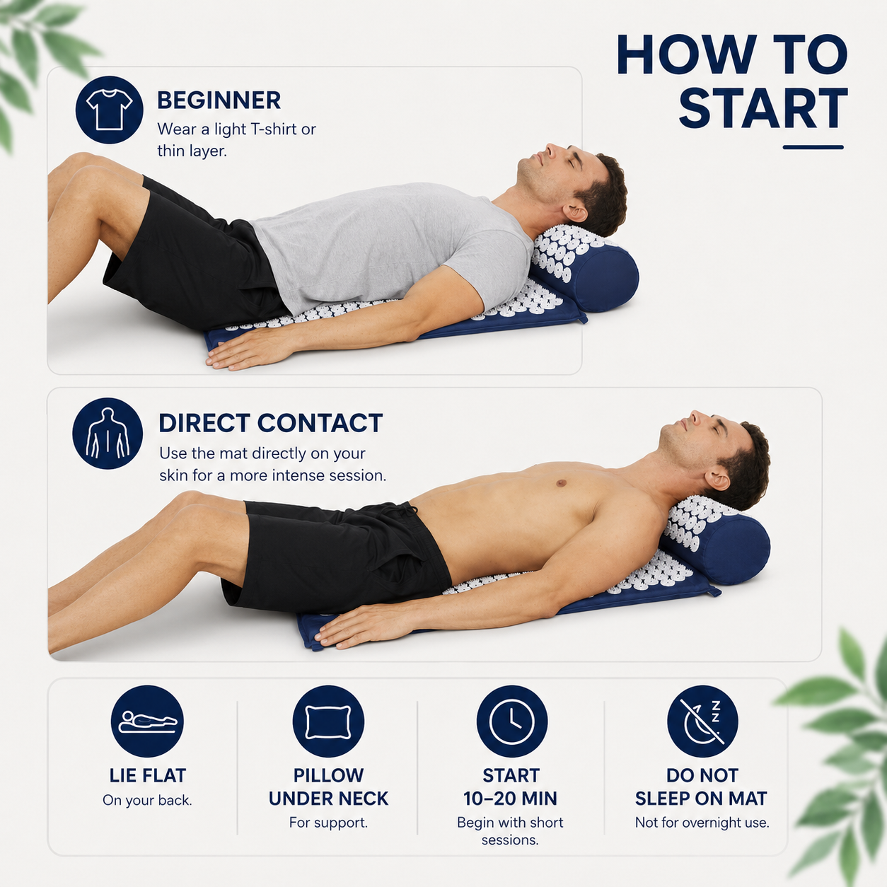 Closora | Spikelyn Acupressure Therapy Mat Set