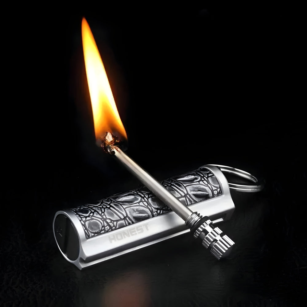 Closora | Survival Waterproof Flint Fire Starter Keychain