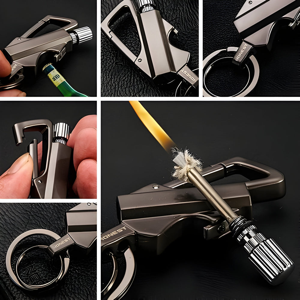Closora | Survival Waterproof Flint Fire Starter Keychain