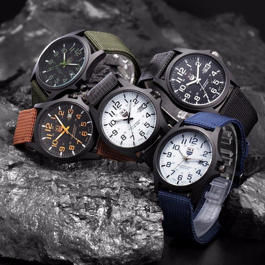 Closora | Tactical Men's Watch AdventureTime – Waterproof and Shock Resistant with LED