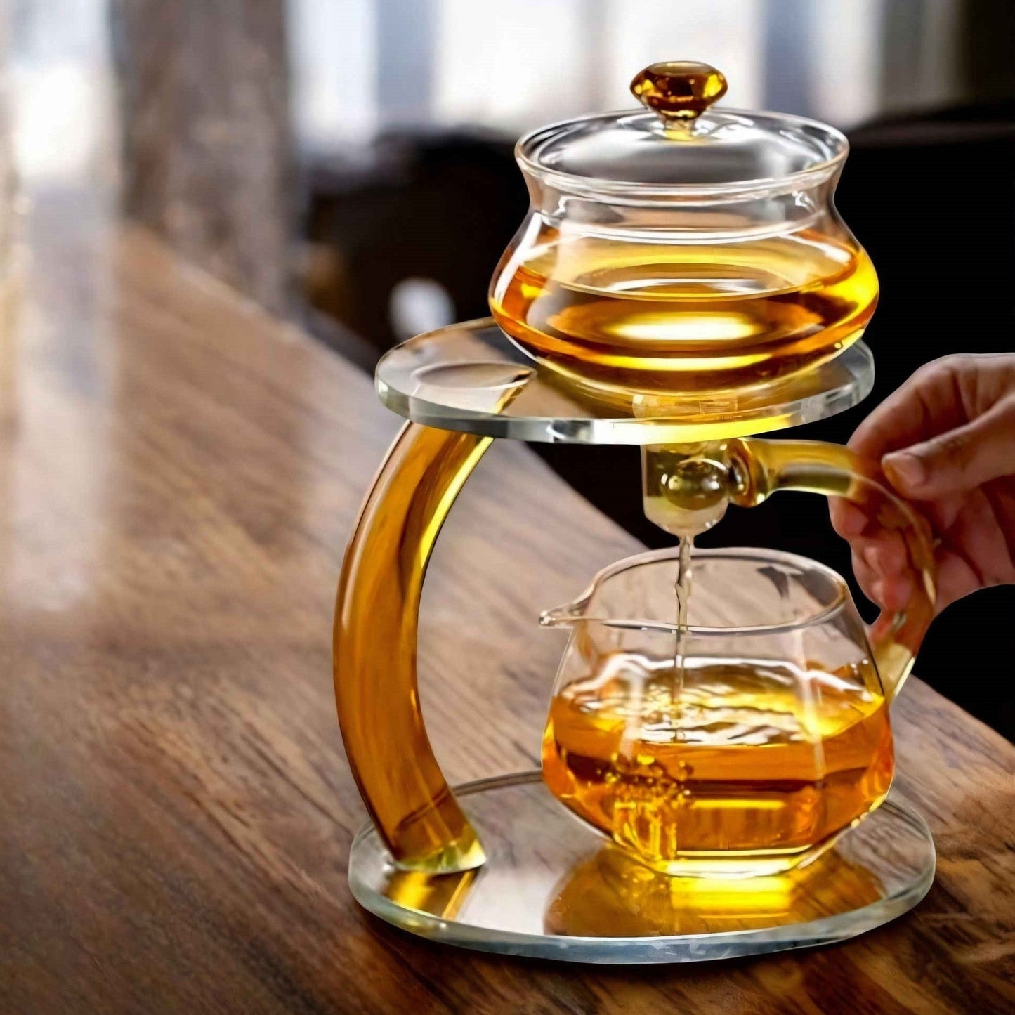 Closora | TranquiliTea – Magnetic Glass Infuser Teapot for Enhanced Flavor & Wellness