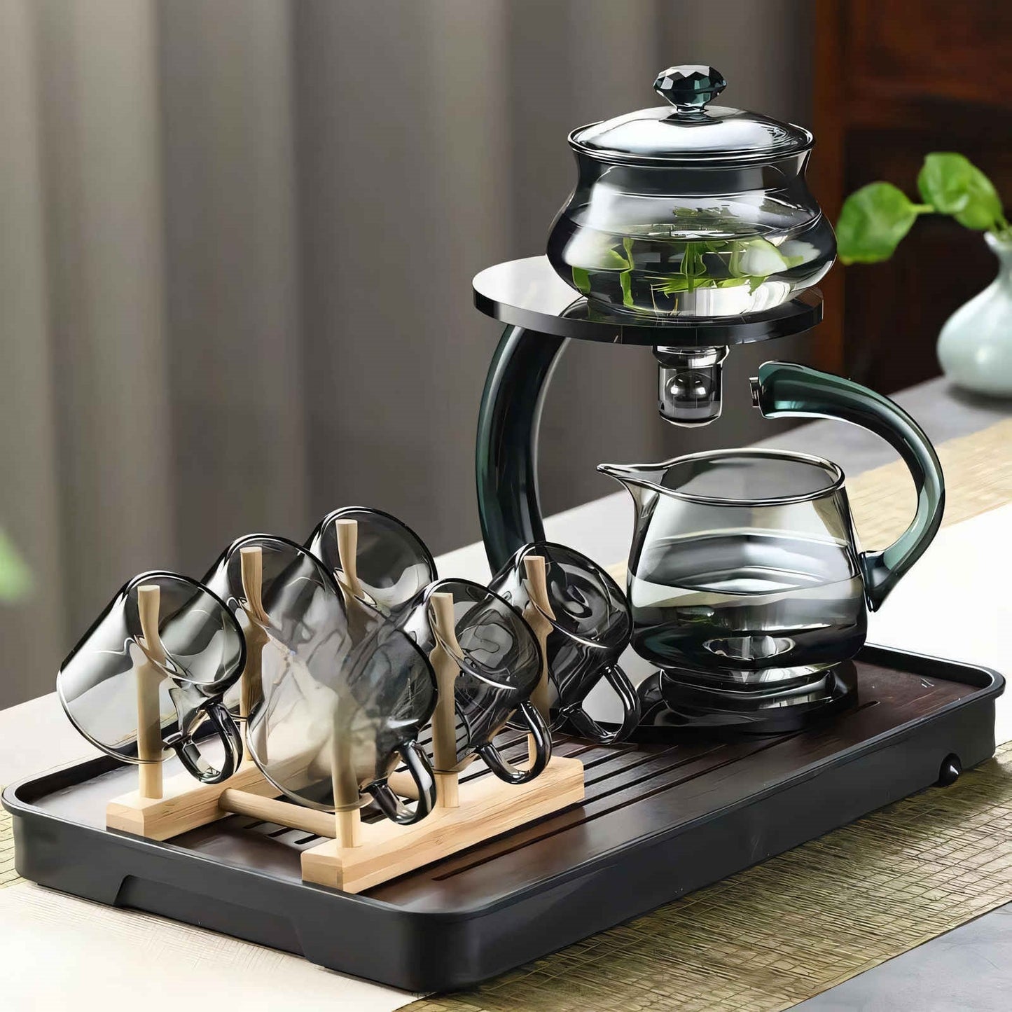 Closora | TranquiliTea – Magnetic Glass Infuser Teapot for Enhanced Flavor & Wellness