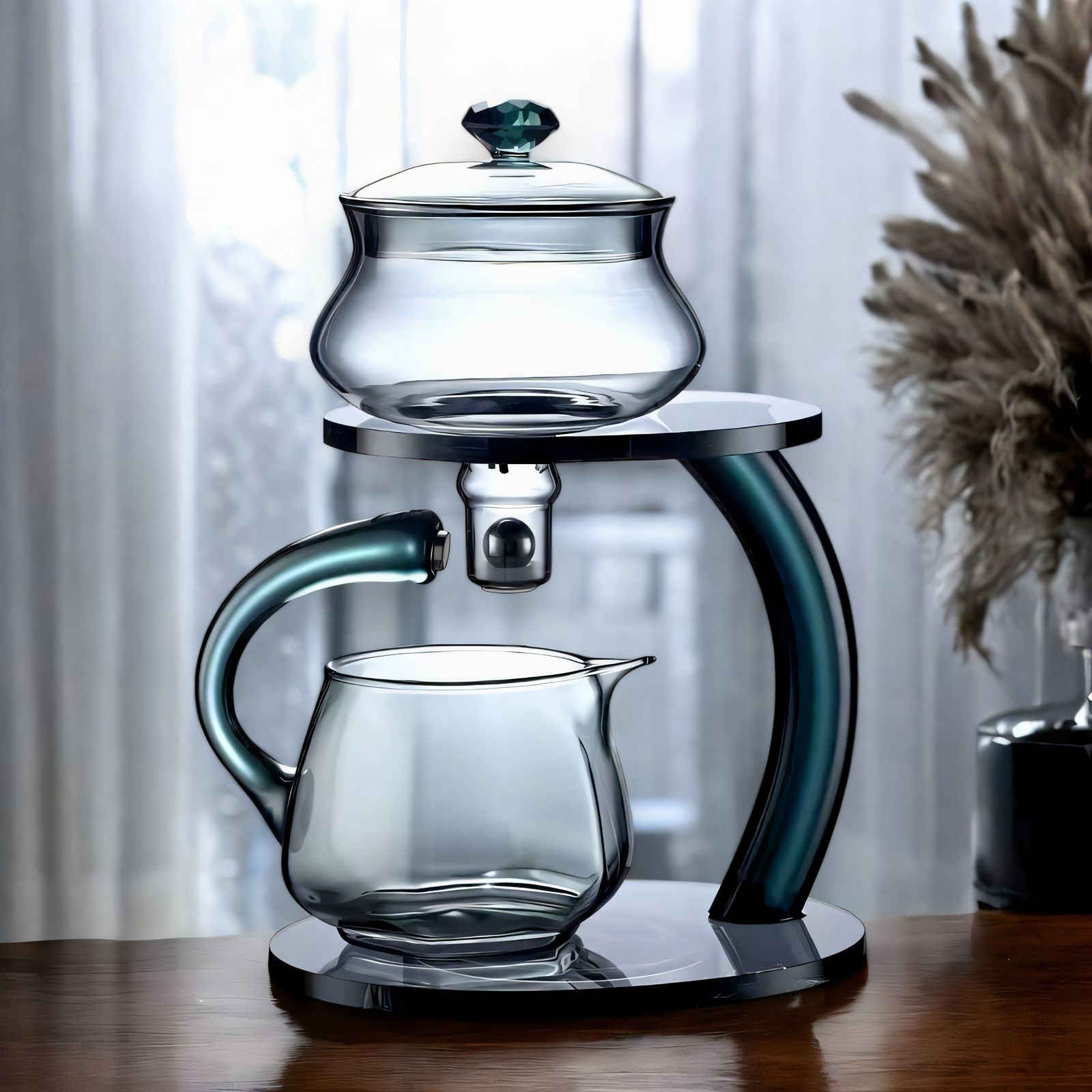 Closora | TranquiliTea – Magnetic Glass Infuser Teapot for Enhanced Flavor & Wellness