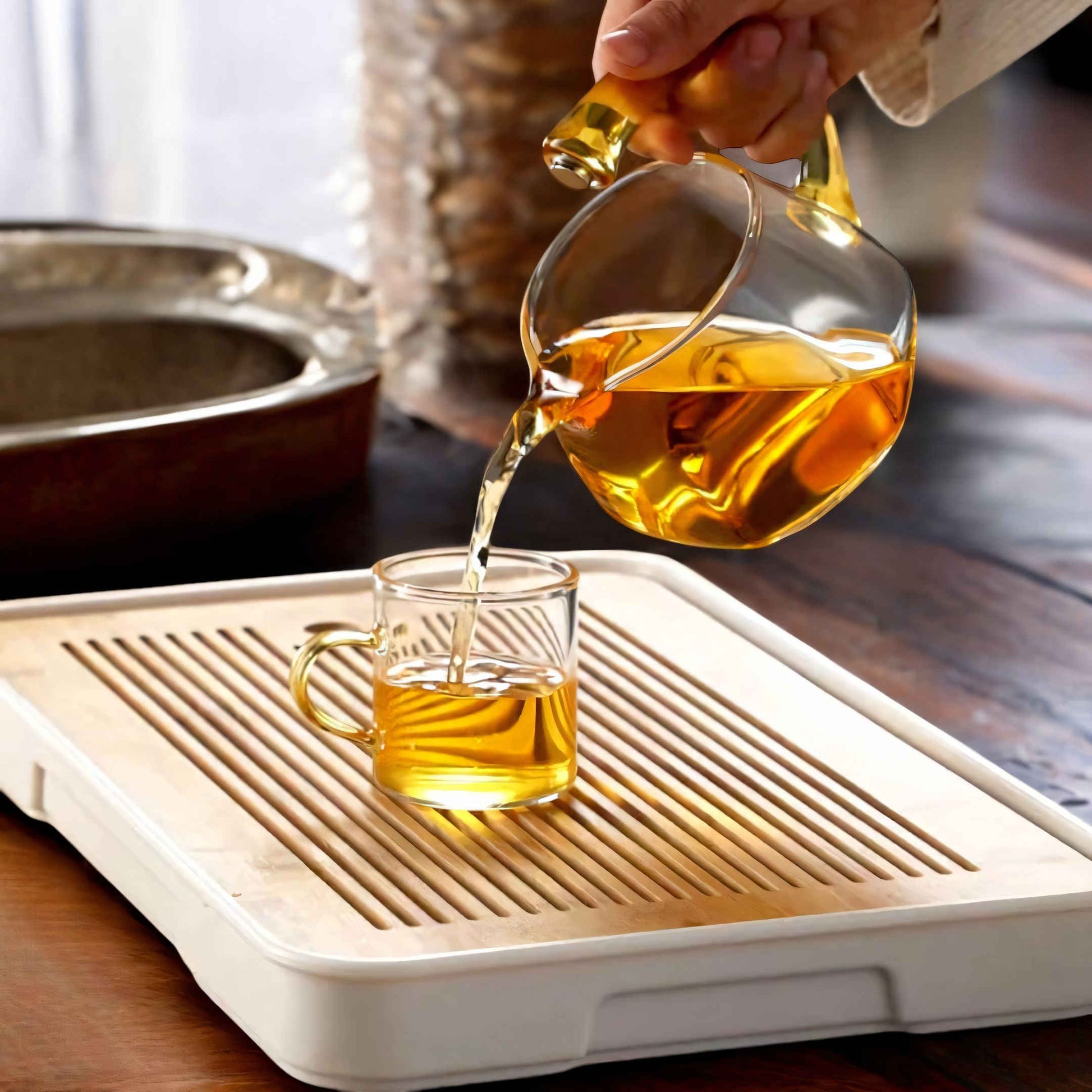 Closora | TranquiliTea – Magnetic Glass Infuser Teapot for Enhanced Flavor & Wellness