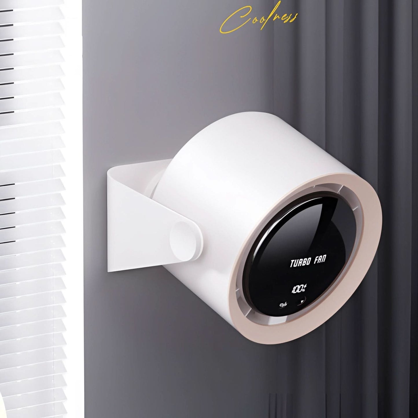 Closora | Turbo Blade-Free Fan with LED Display Quiet Cooling