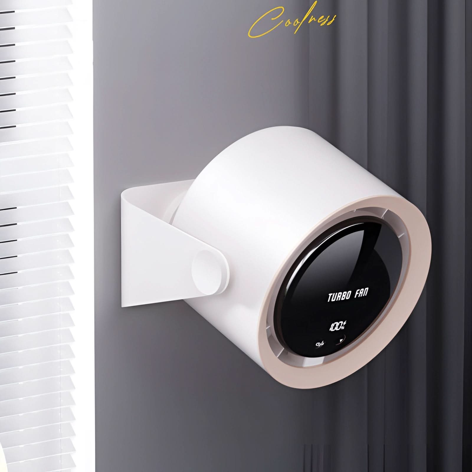 Closora | Turbo Blade-Free Fan with LED Display Quiet Cooling