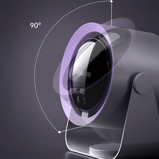 Closora | Turbo Blade-Free Fan with LED Display Quiet Cooling