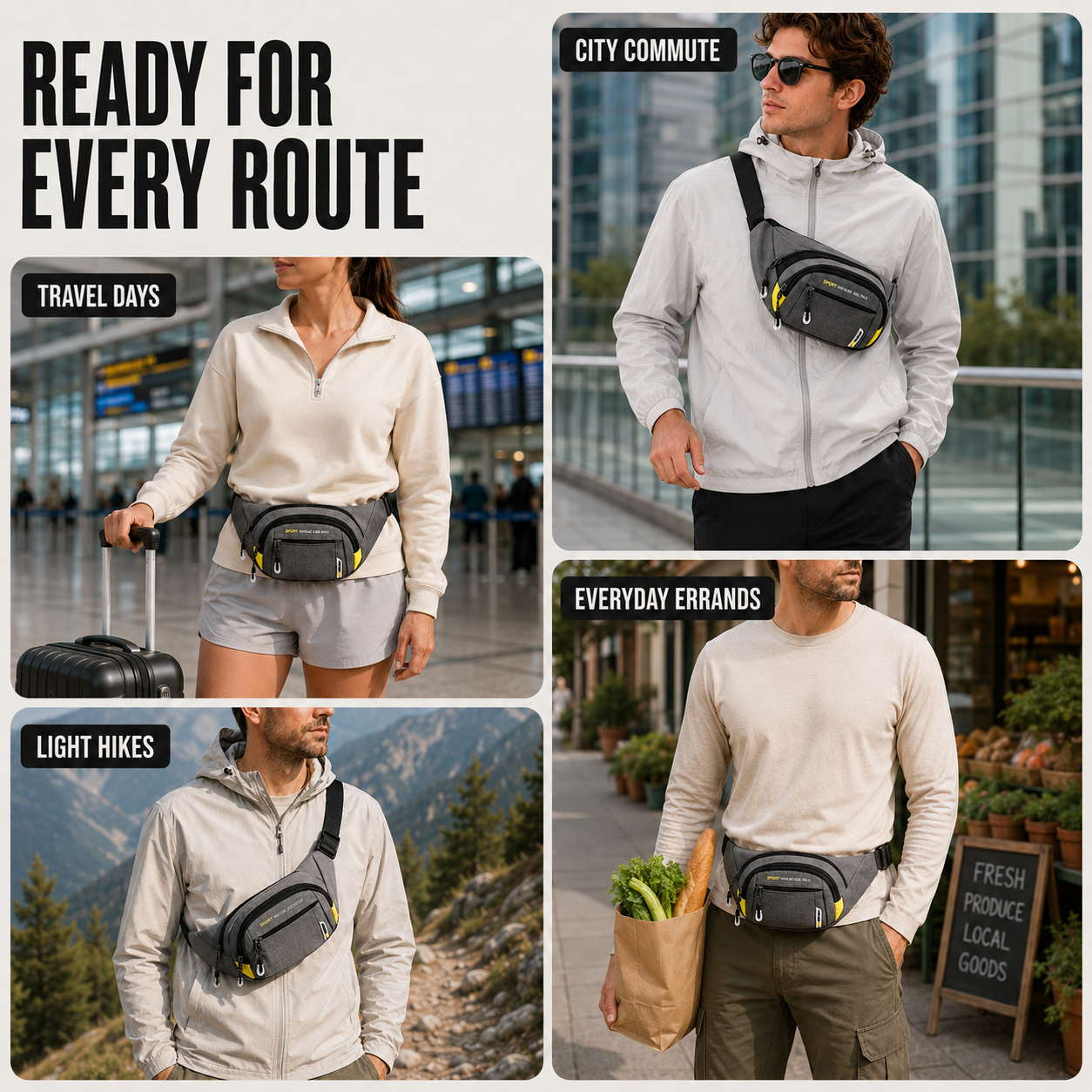 Closora | VeltroPack Slim Waist Pack