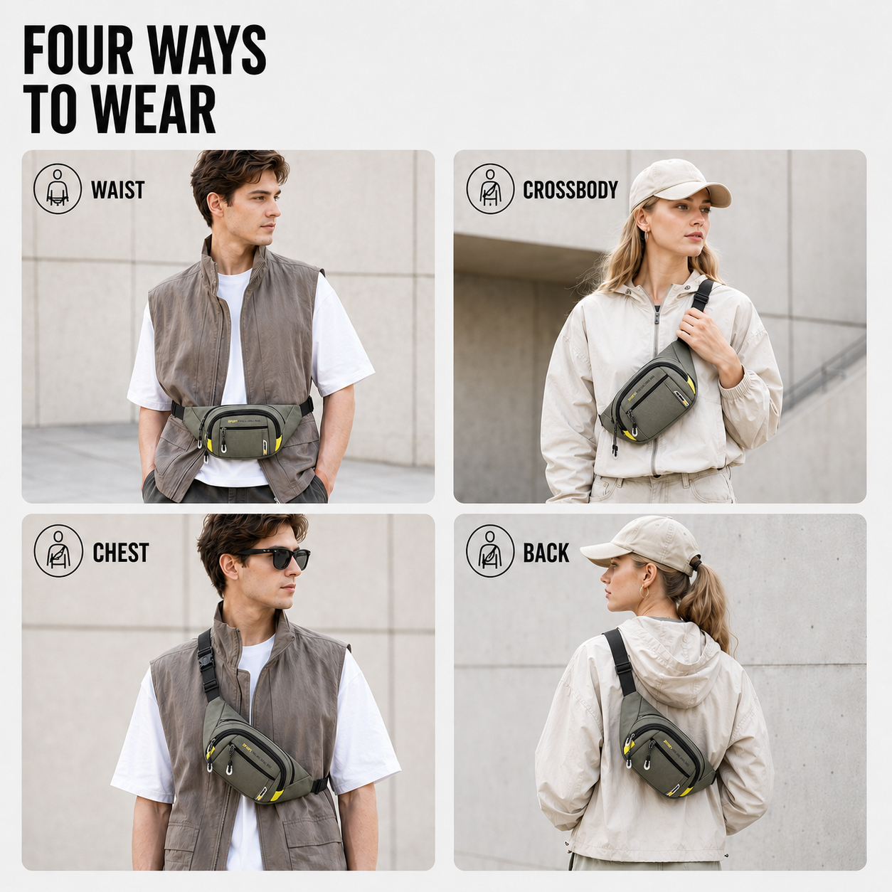 Closora | VeltroPack Slim Waist Pack