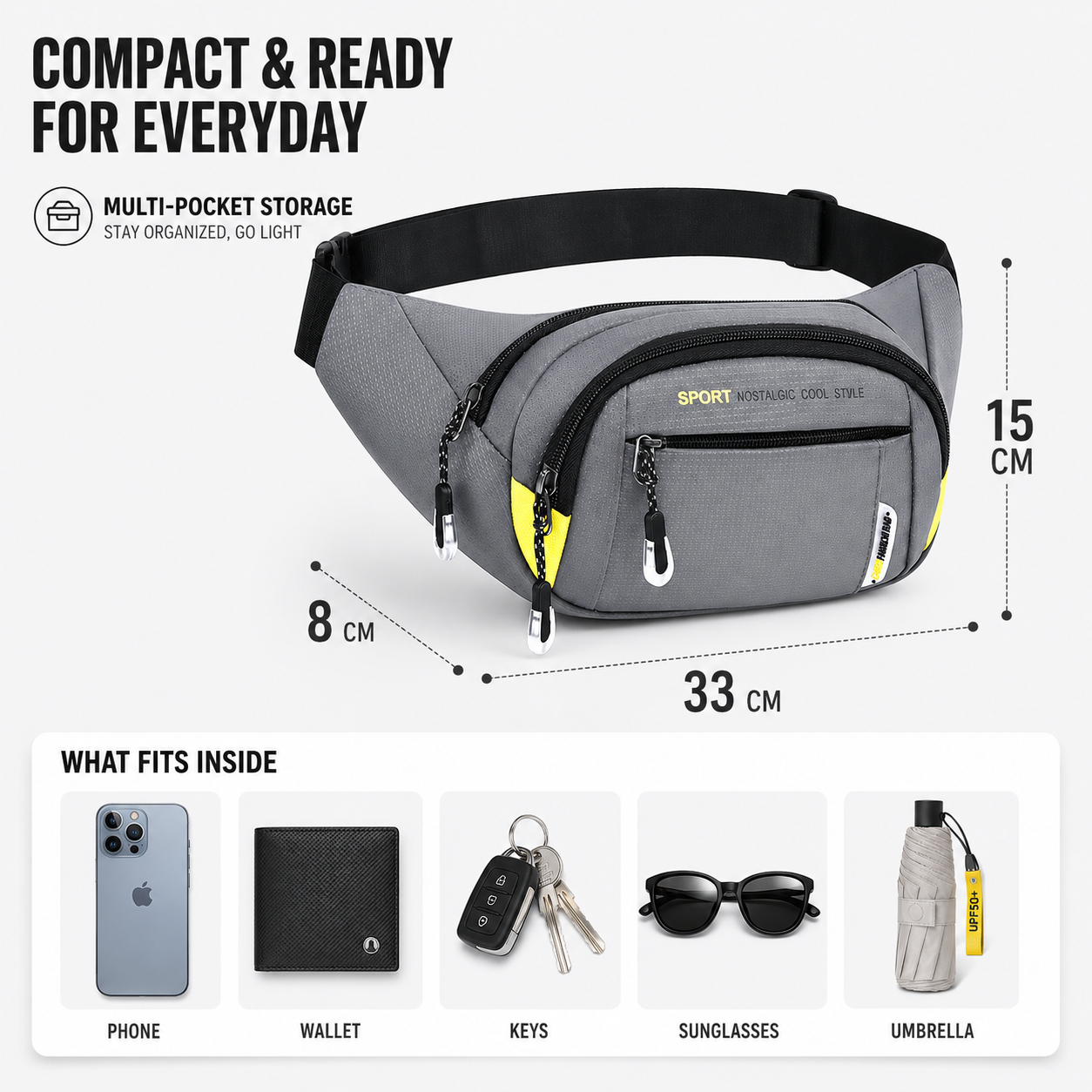 Closora | VeltroPack Slim Waist Pack
