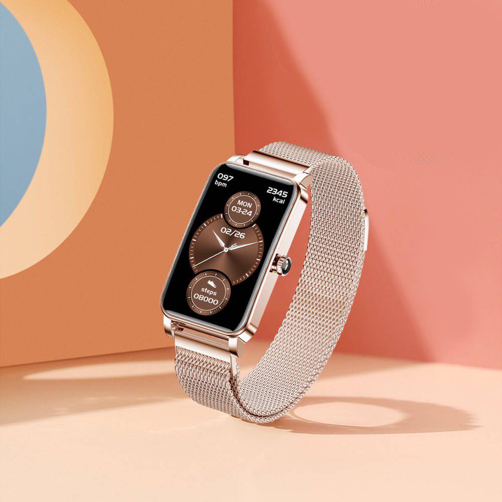 Closora | Zelina Women’s Smartwatch – Stylish Fitness Tracker with Heart Rate, Sleep Monitor & Notifications