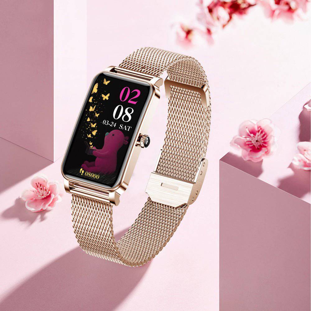 Closora | Zelina Women’s Smartwatch – Stylish Fitness Tracker with Heart Rate, Sleep Monitor & Notifications