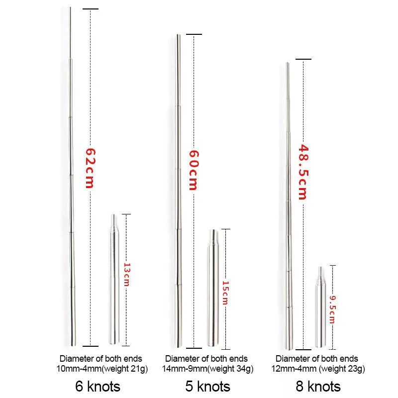 Collapsible Stainless Steel Fire Blowpipe for Camping