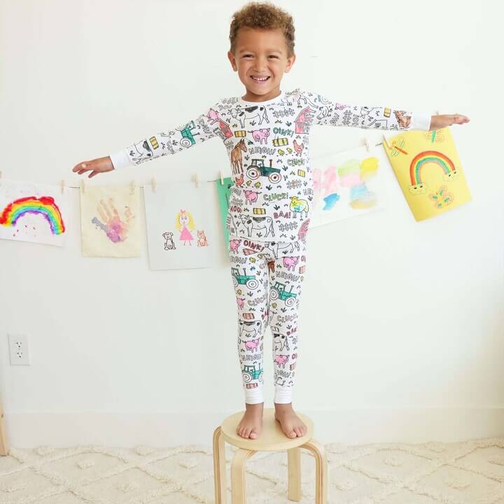 Colorable Kids Pajama™ | Fun and Loved by Children and Parents!