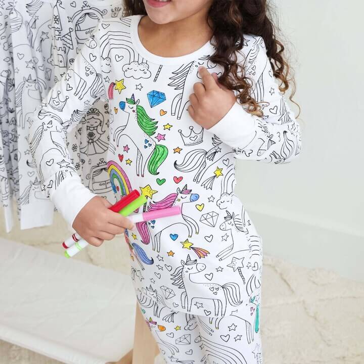 Colorable Kids Pajama™ | Fun and Loved by Children and Parents!