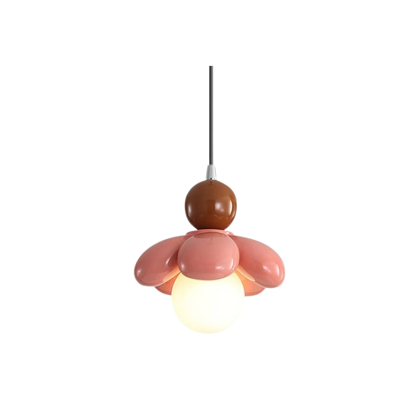Colorful Flower-Shaped Pendant Lamp – Stylish Lighting for Living Room and Bedroom Made of Resin, Color Options