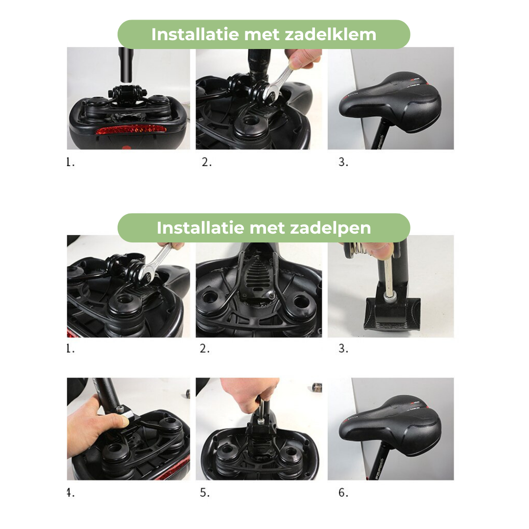 Comfortable Ergonomic Bike Saddle - Universal Fit