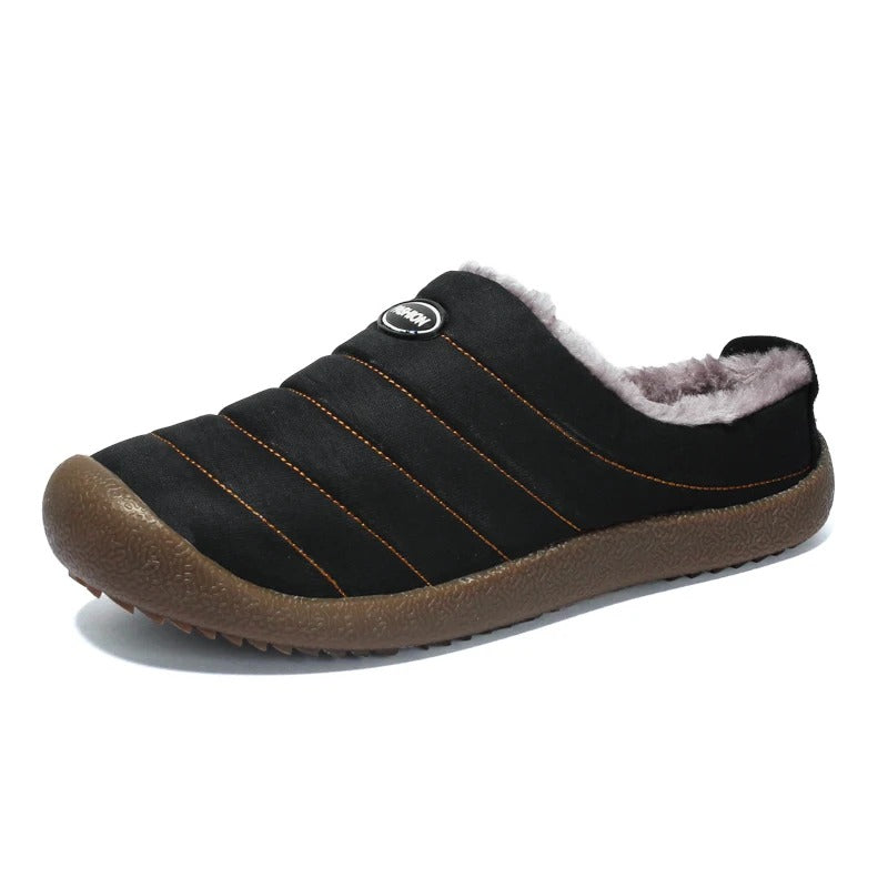 Comfortable Men's Slippers - Warmly Lined for Winter Days
