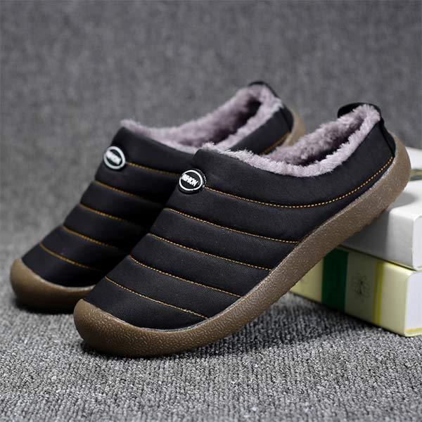Comfortable Men's Slippers - Warmly Lined for Winter Days