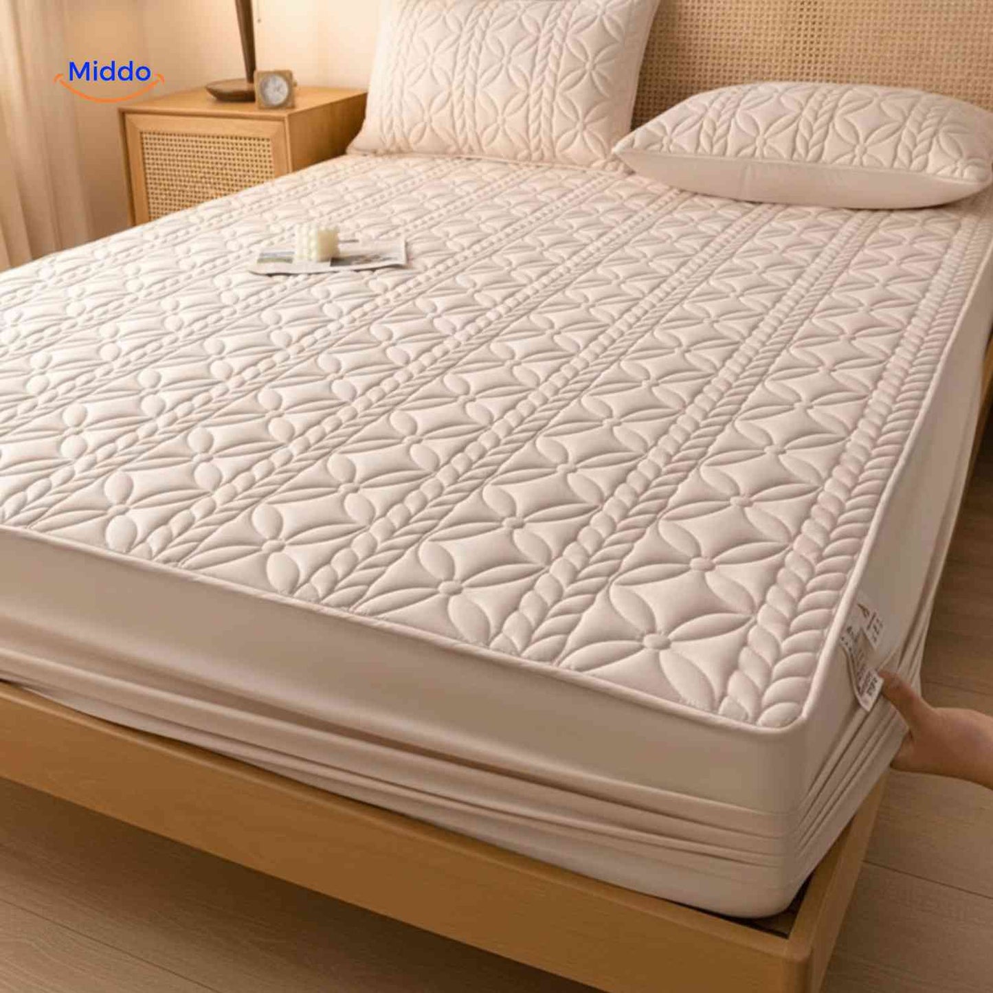Comfortora™ Mattress Protector | Waterproof, Antibacterial, and Breathable